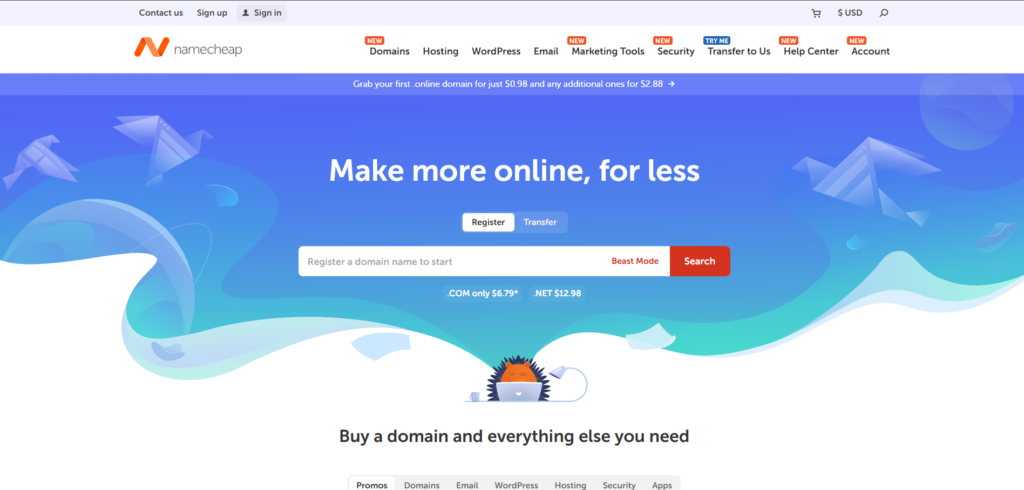 Hostinger vs Namecheap (2026)